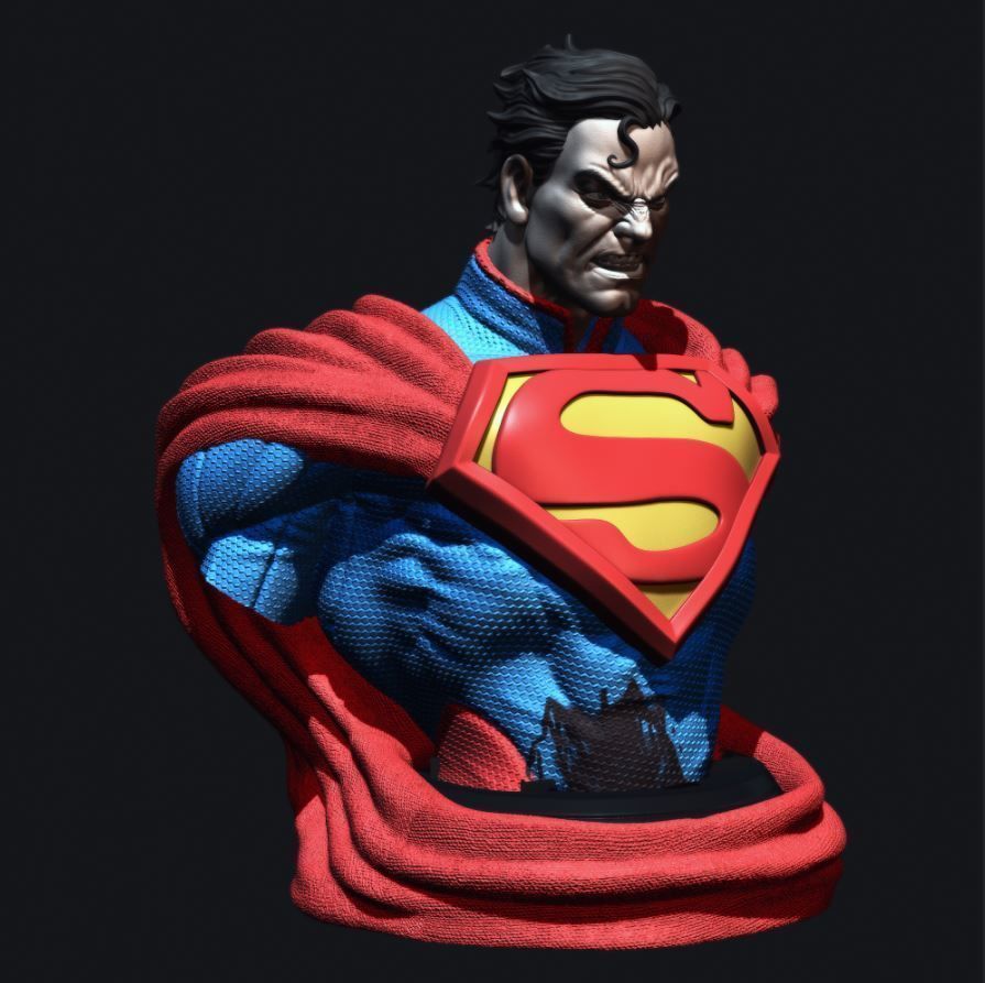 Superman kills Joker 3D print model_3