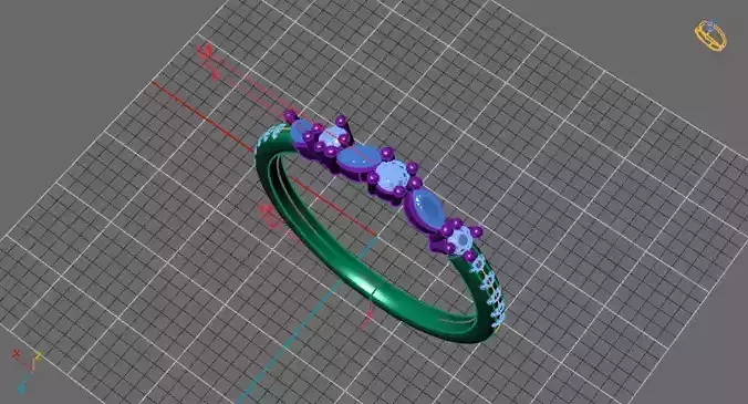 Stacking Diamond wedding band