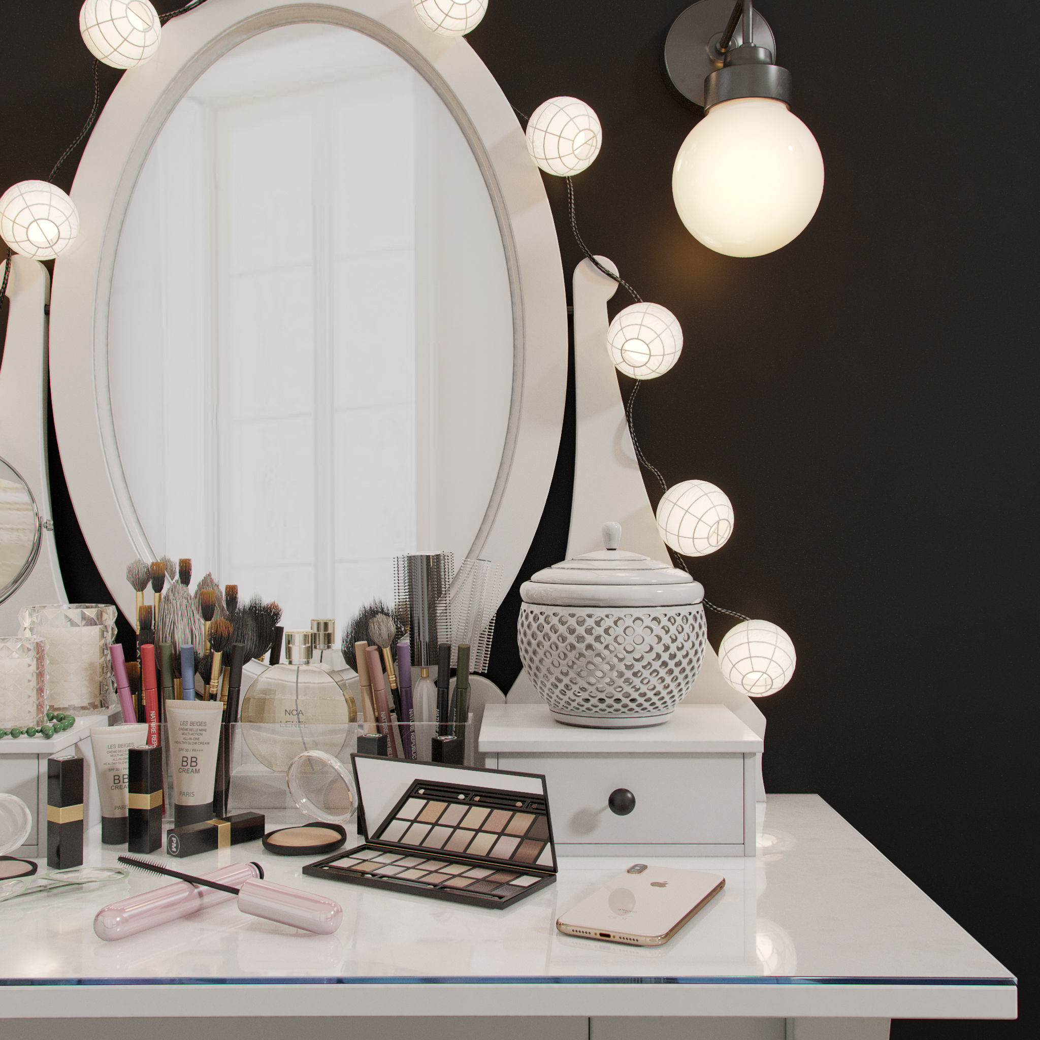 Dressing Table 03 3D model_5