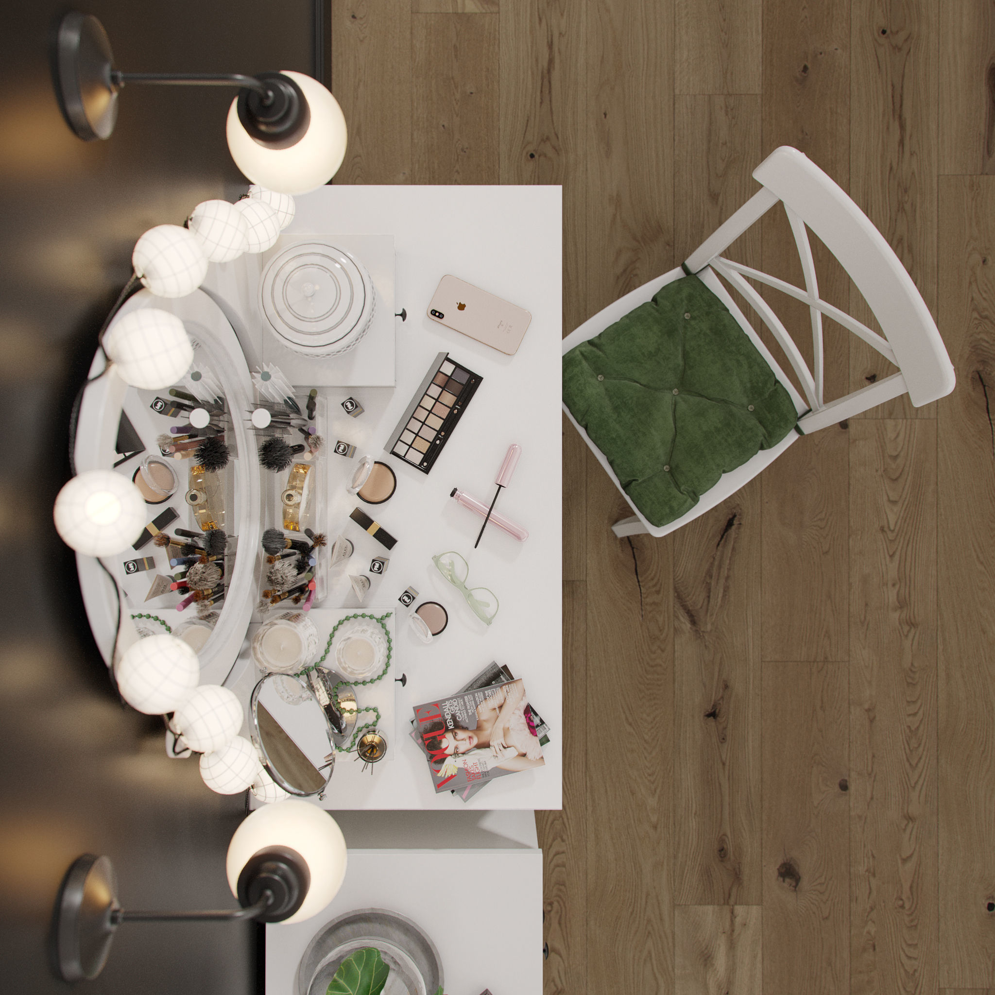 Dressing Table 03 3D model_9