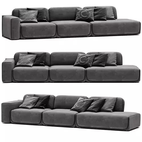 STARLIGHT Sectional Sofa By CPRN HOMOOD 3D model