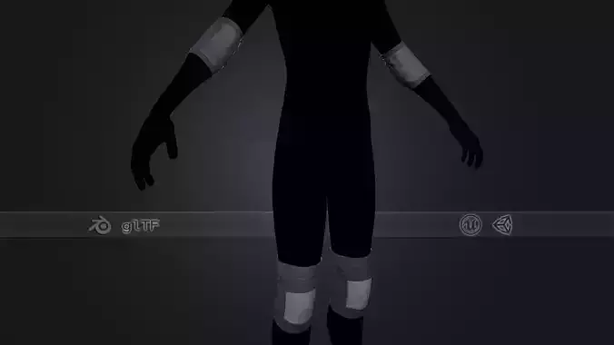 Blue Knee and Elbow Pads