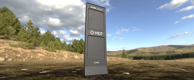 MDT Sky High Scope Mount Low-poly 3D model