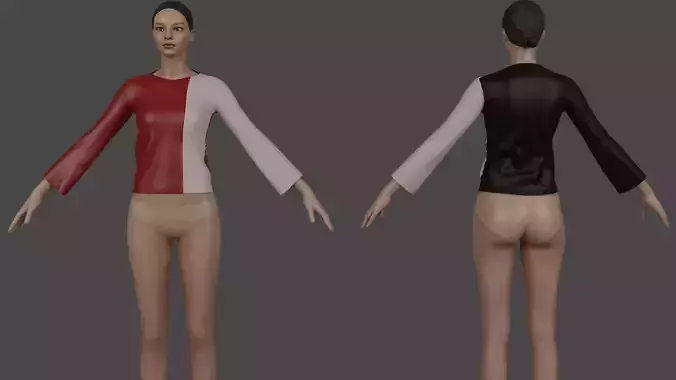 Shirt with long-sleeves 