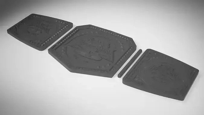 WWE Wrestlemania XL belt 3D print model