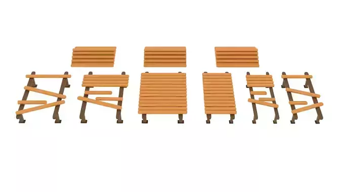 wood bridge cartoon game