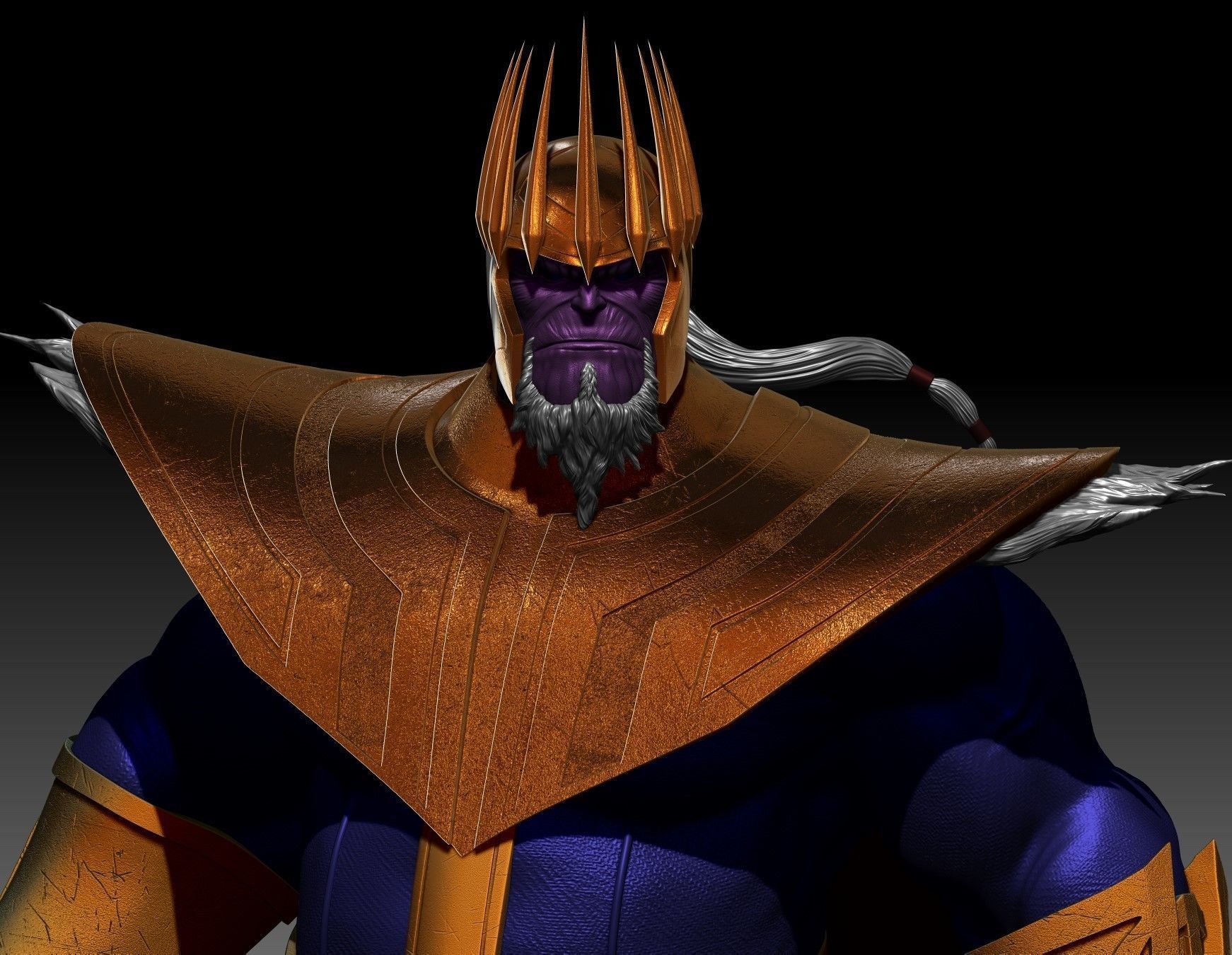 King Thanos 3D print model_3