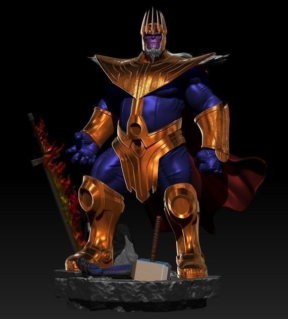 King Thanos 3D print model_2