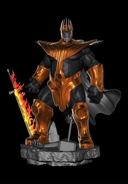King Thanos 3D print model_5