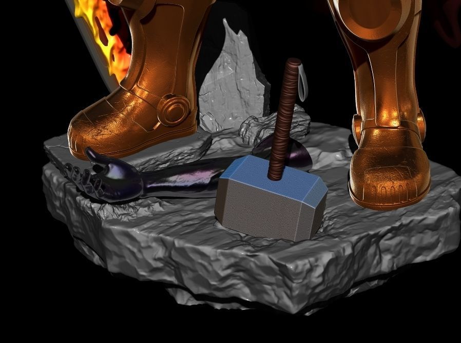 King Thanos 3D print model_4