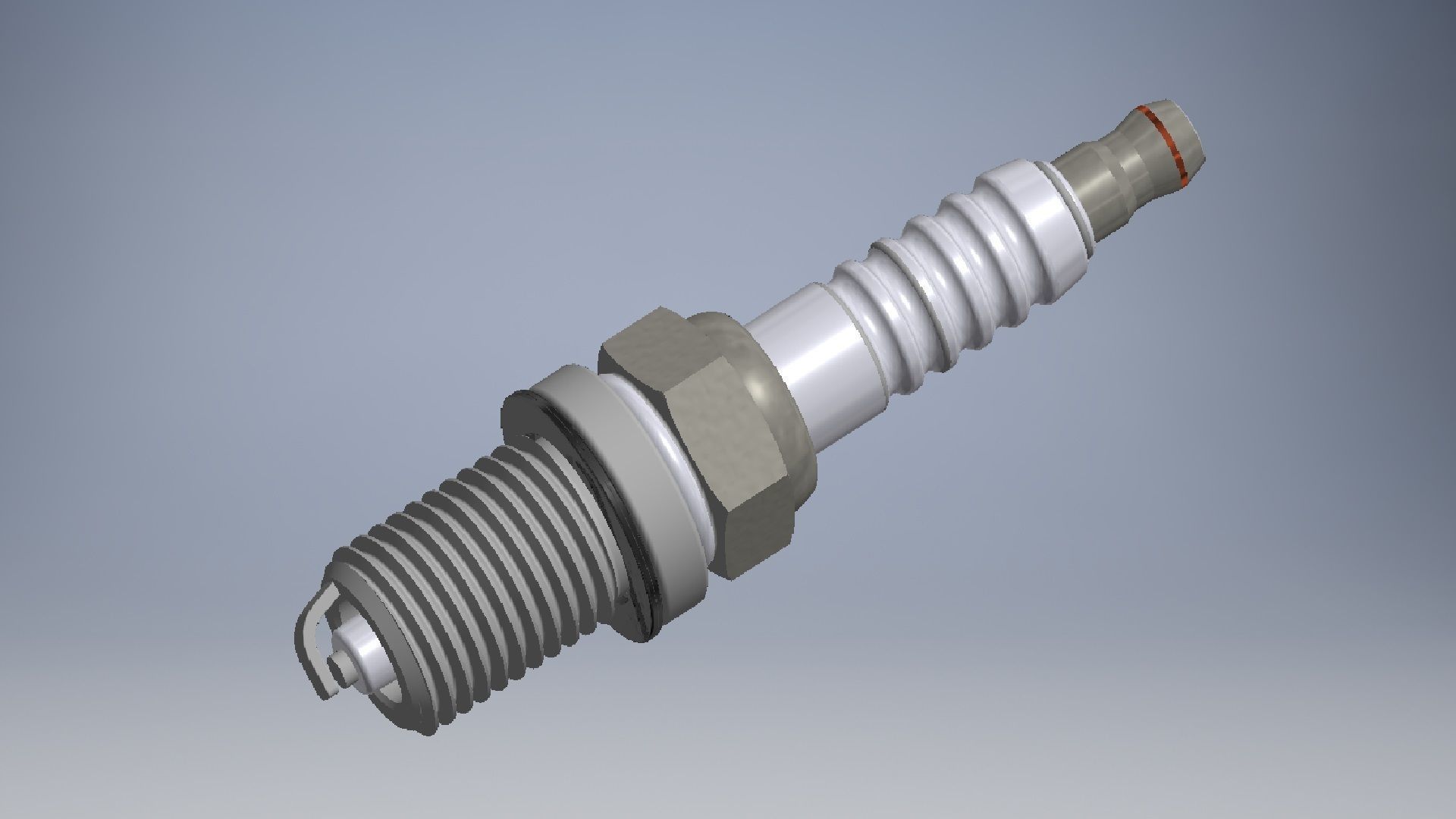 SPARK PLUG 3d model 3D model_3