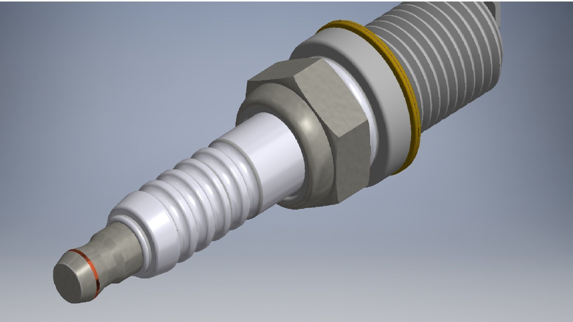 SPARK PLUG 3d model 3D model_1