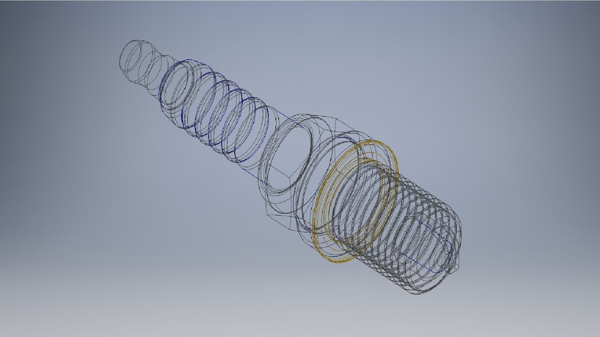 SPARK PLUG 3d model 3D model_9