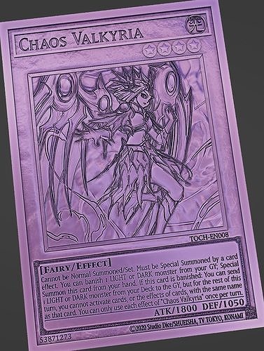 CHAOS VALKYRIA - YU-GI-OH Free 3D print model