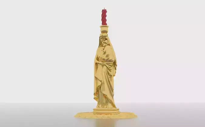 Candlestick Madonna 3D model