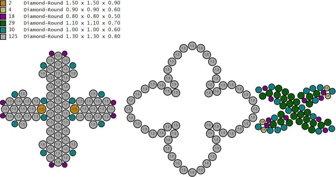 Custom Cathedral Cross Bracelet w Infinity Link Bracelet Link  3D print model_18