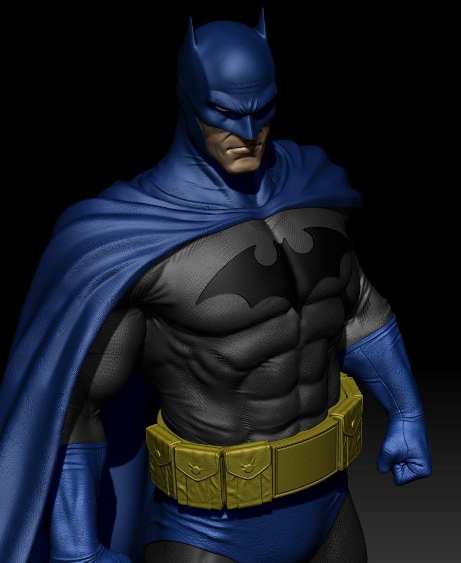 Batman Hush - Jim Lee style 3D print model_1
