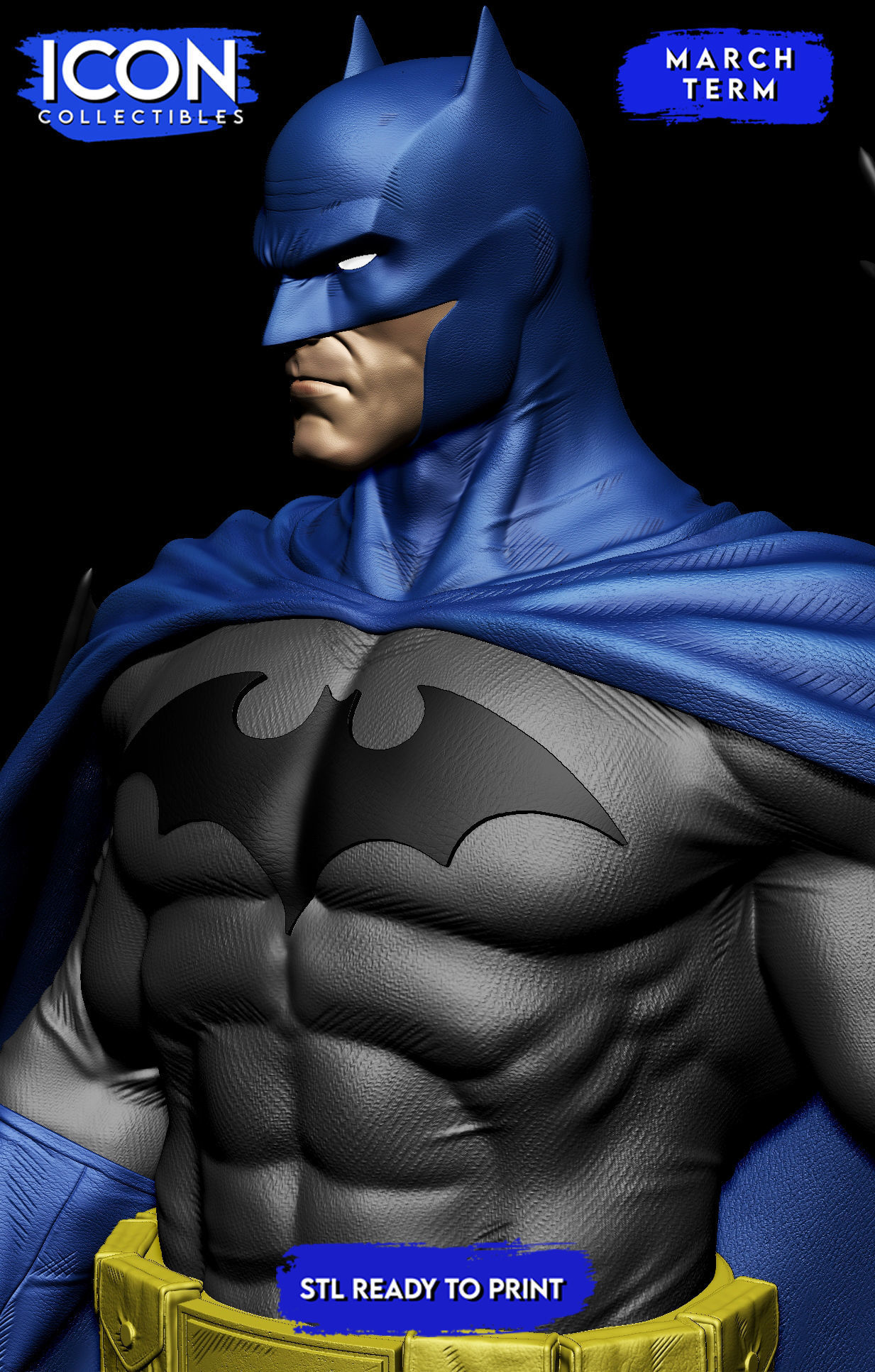Batman Hush - Jim Lee style 3D print model_5