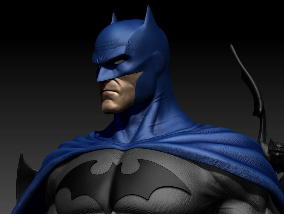 Batman Hush - Jim Lee style 3D print model_2