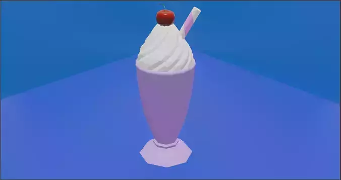 Low-Poly MilkShake