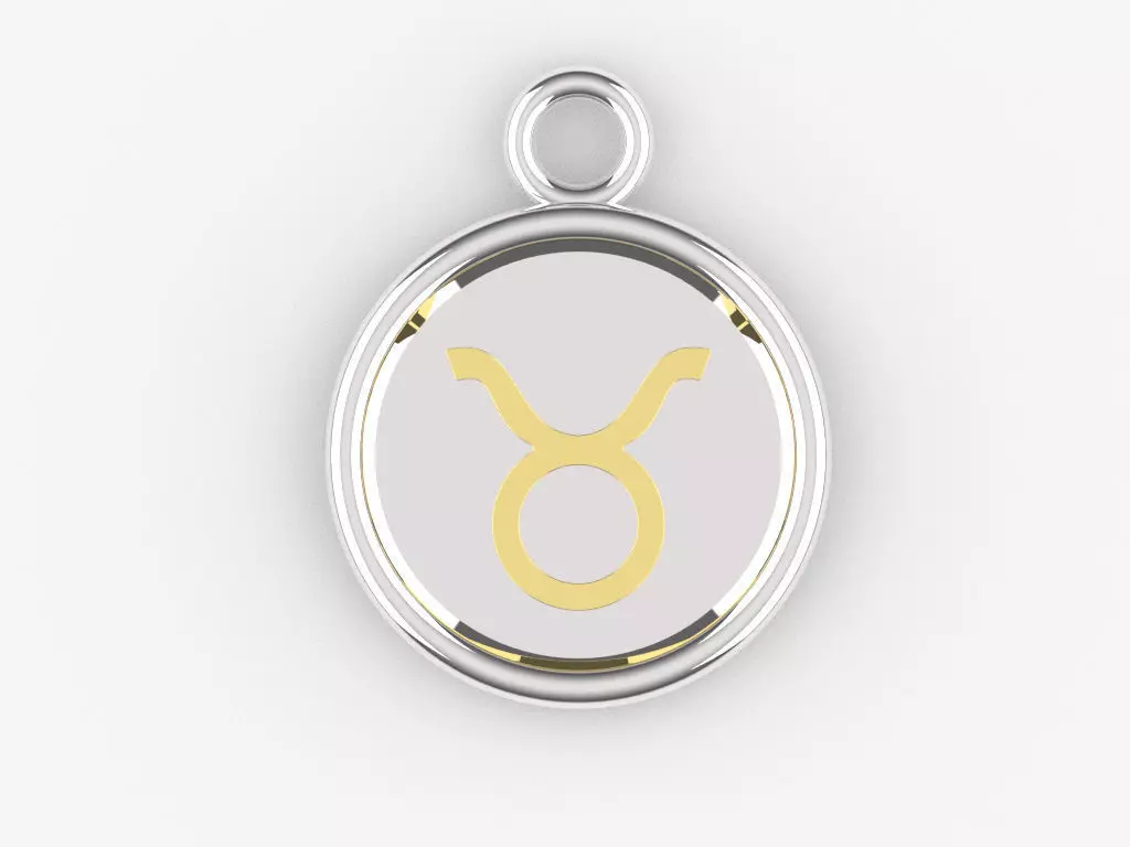 Taurus Pendant 2 3D print model_0