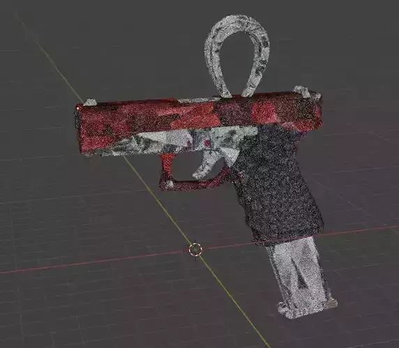 Glock 19 Pendant For Chain 3D model