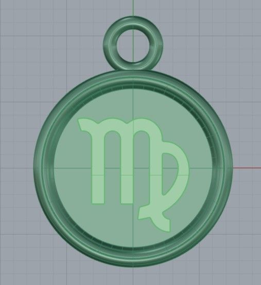 Vigrgo Pendant 2 3D print model_10