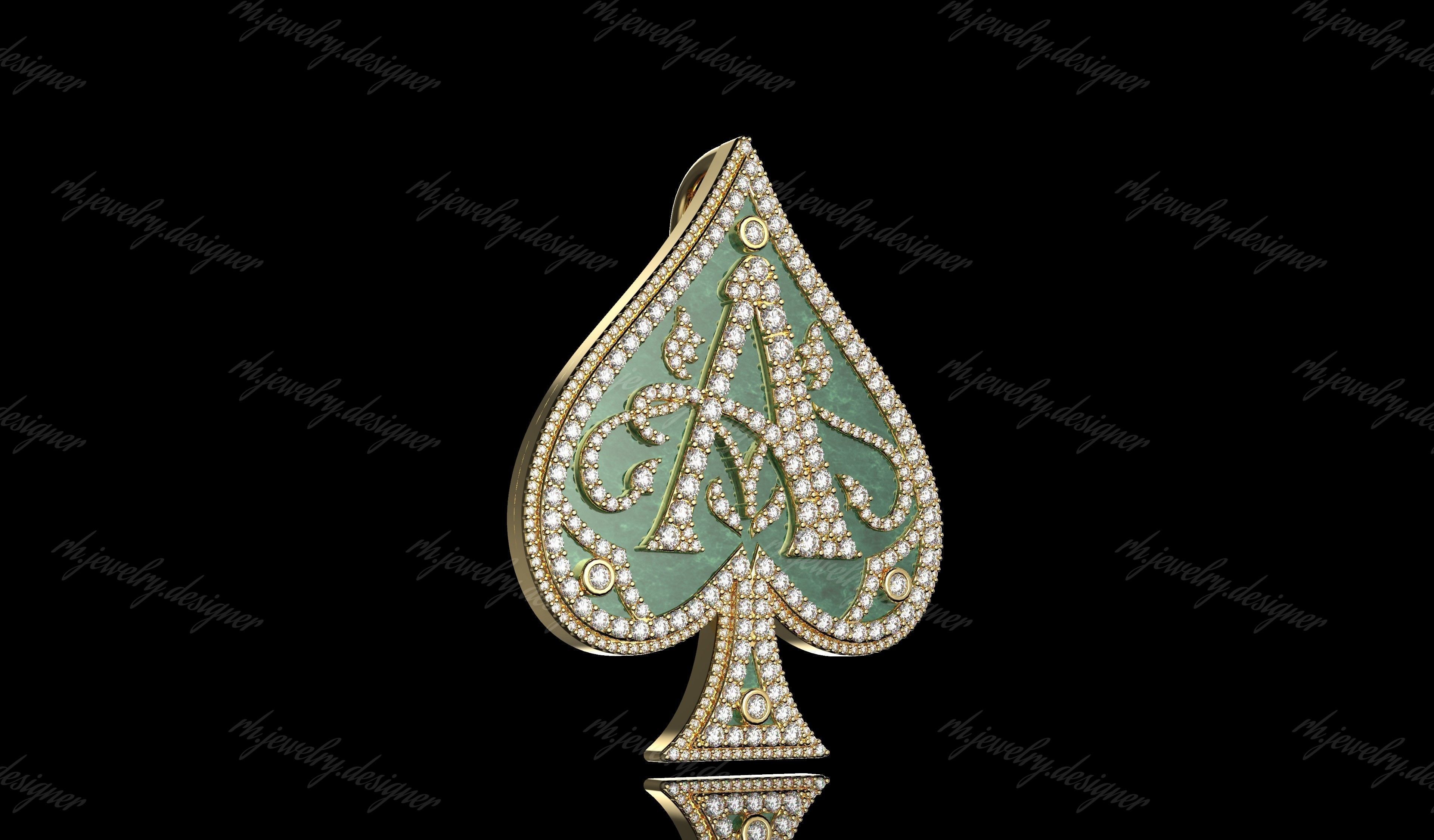 Gold N1161 3D print model_2