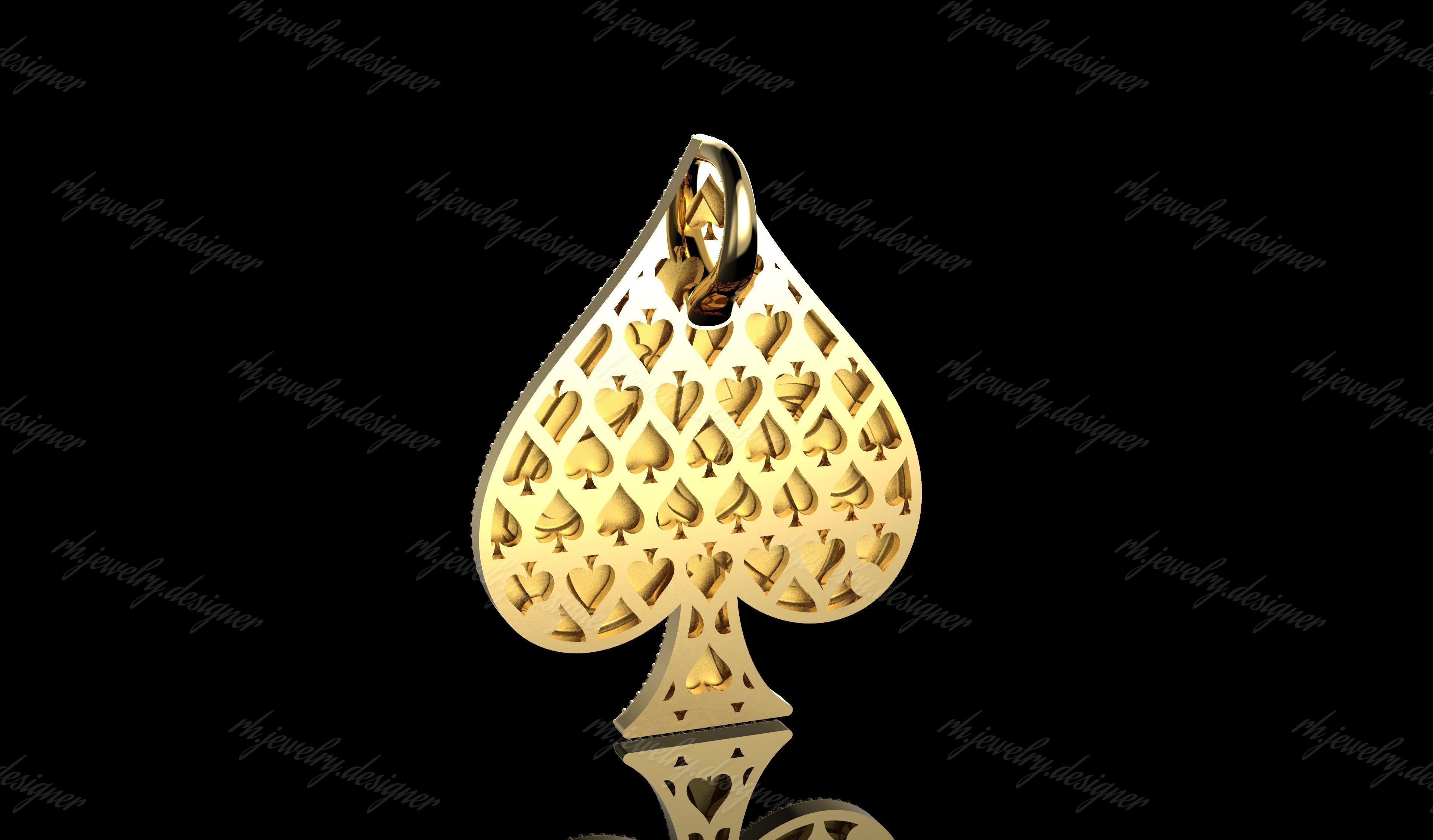 Gold N1161 3D print model_3