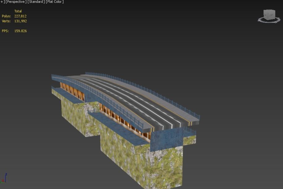 Istanbul Galata Bridge 90s 3D Model Low-poly 3D model_16