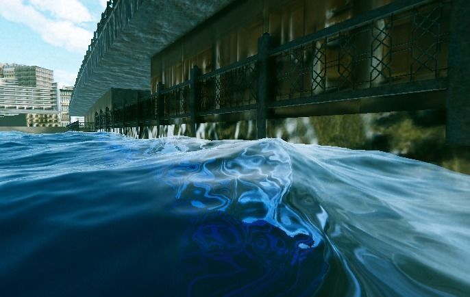 Istanbul Galata Bridge 90s 3D Model Low-poly 3D model_3