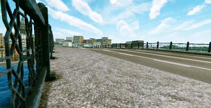 Istanbul Galata Bridge 90s 3D Model Low-poly 3D model_2