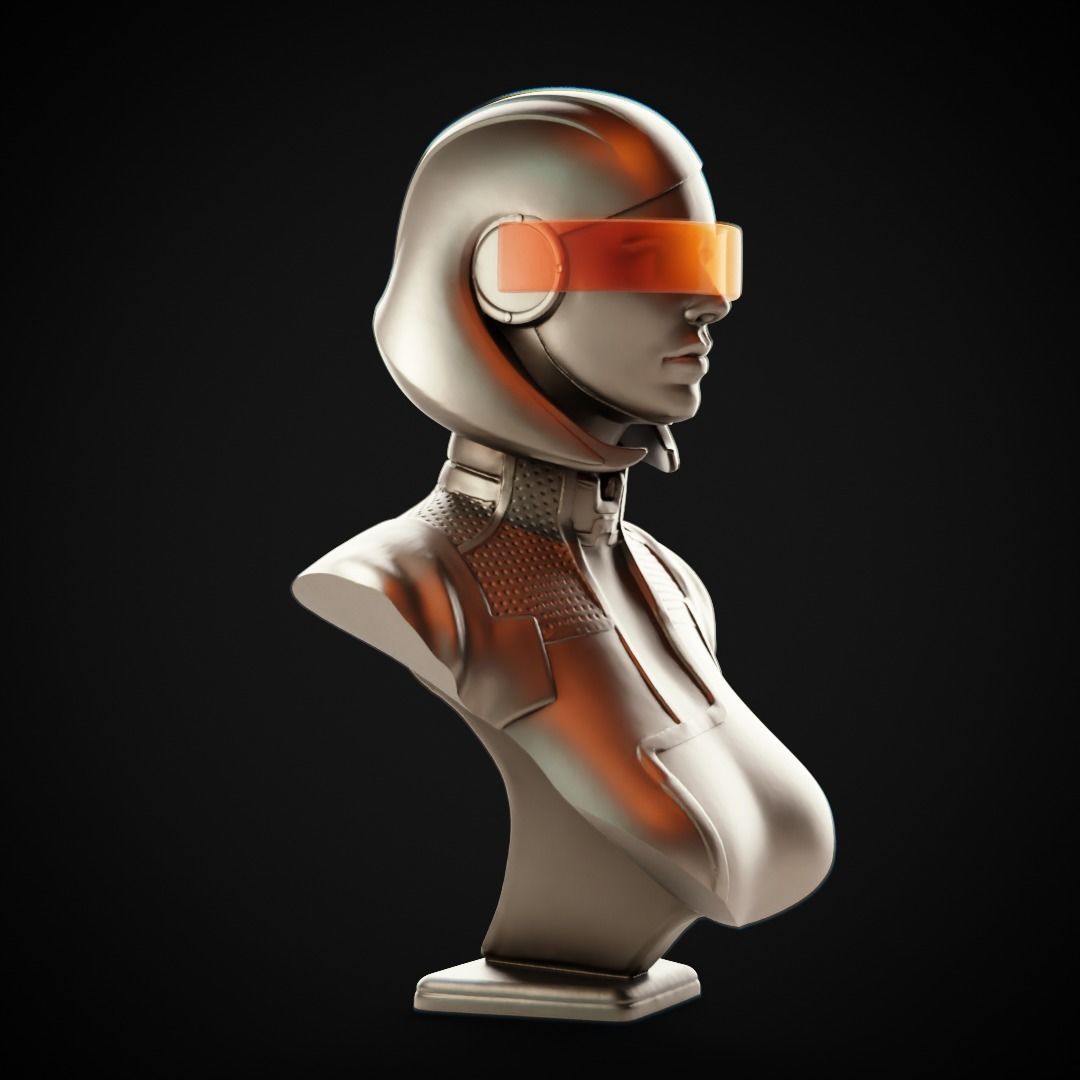 Mass Effect EDI  3D print model_9