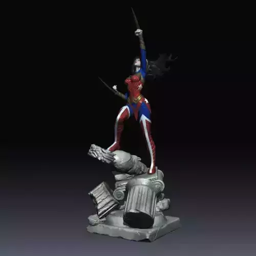 Wonder Woman Action Comics 41 STL 3d printing fanart by CG Pyro 3D print model