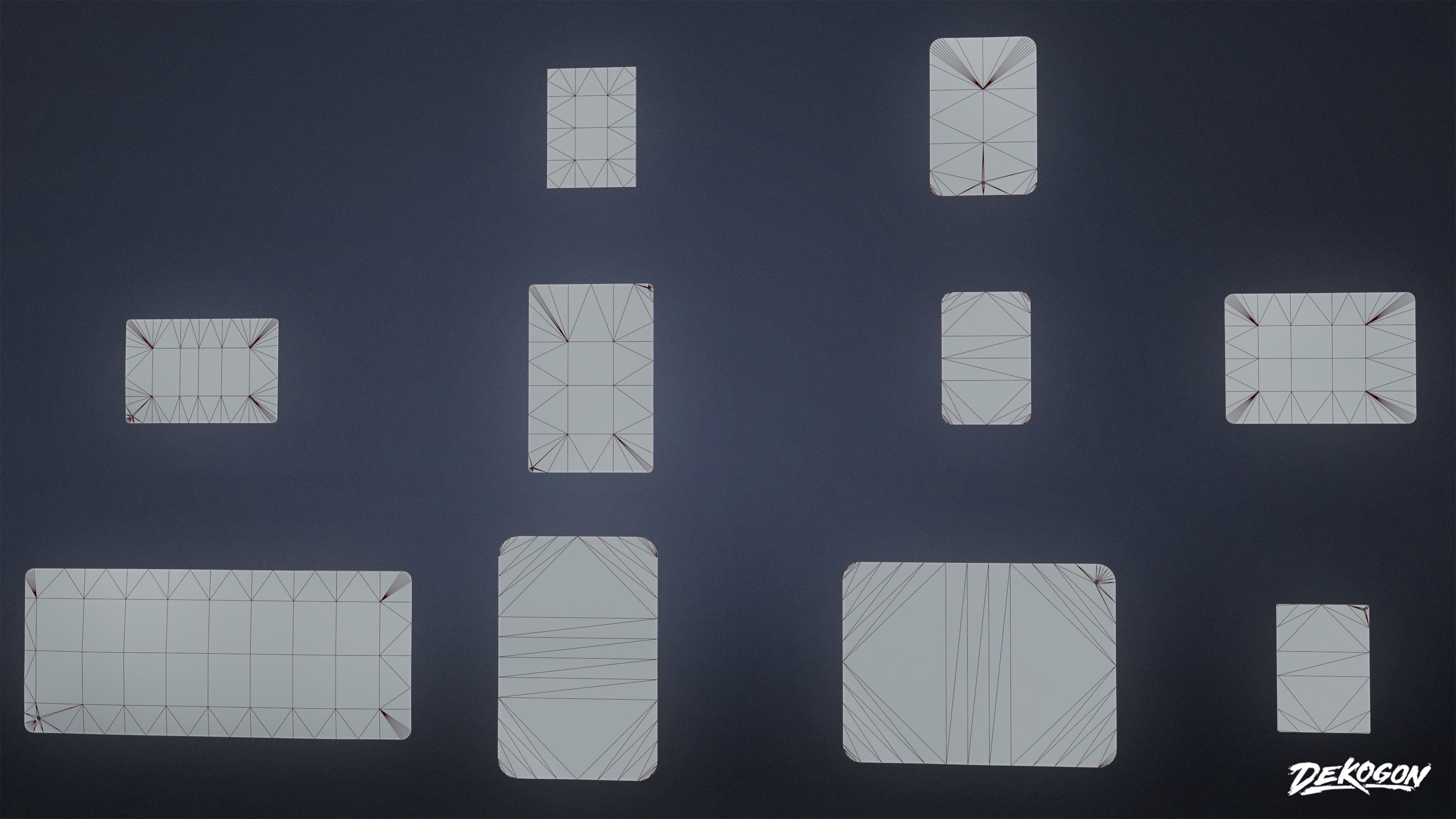 SIGNAGE - Sign Set 10 - LOW POLY AND NANITE Low-poly 3D model_1