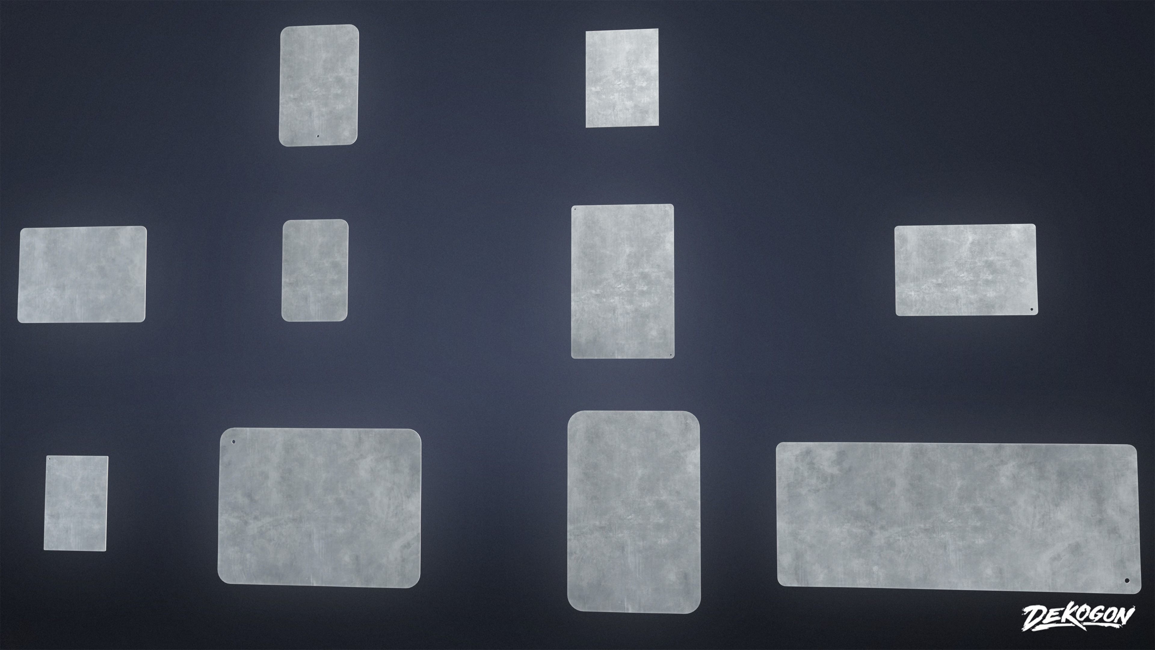 SIGNAGE - Sign Set 10 - LOW POLY AND NANITE Low-poly 3D model_4