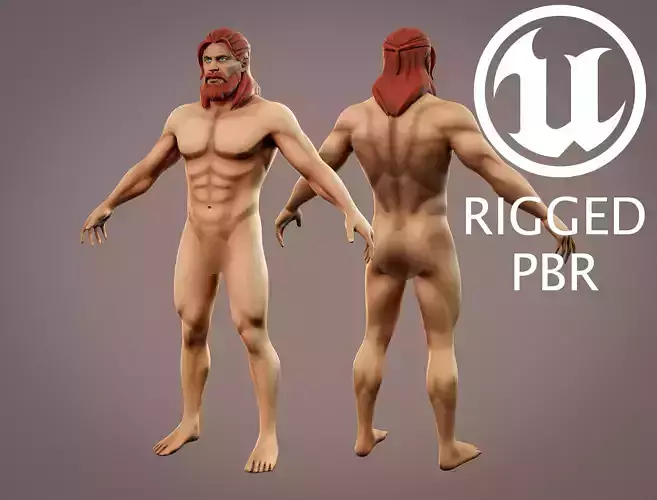 Stylized Male - Game Ready Low poly Character