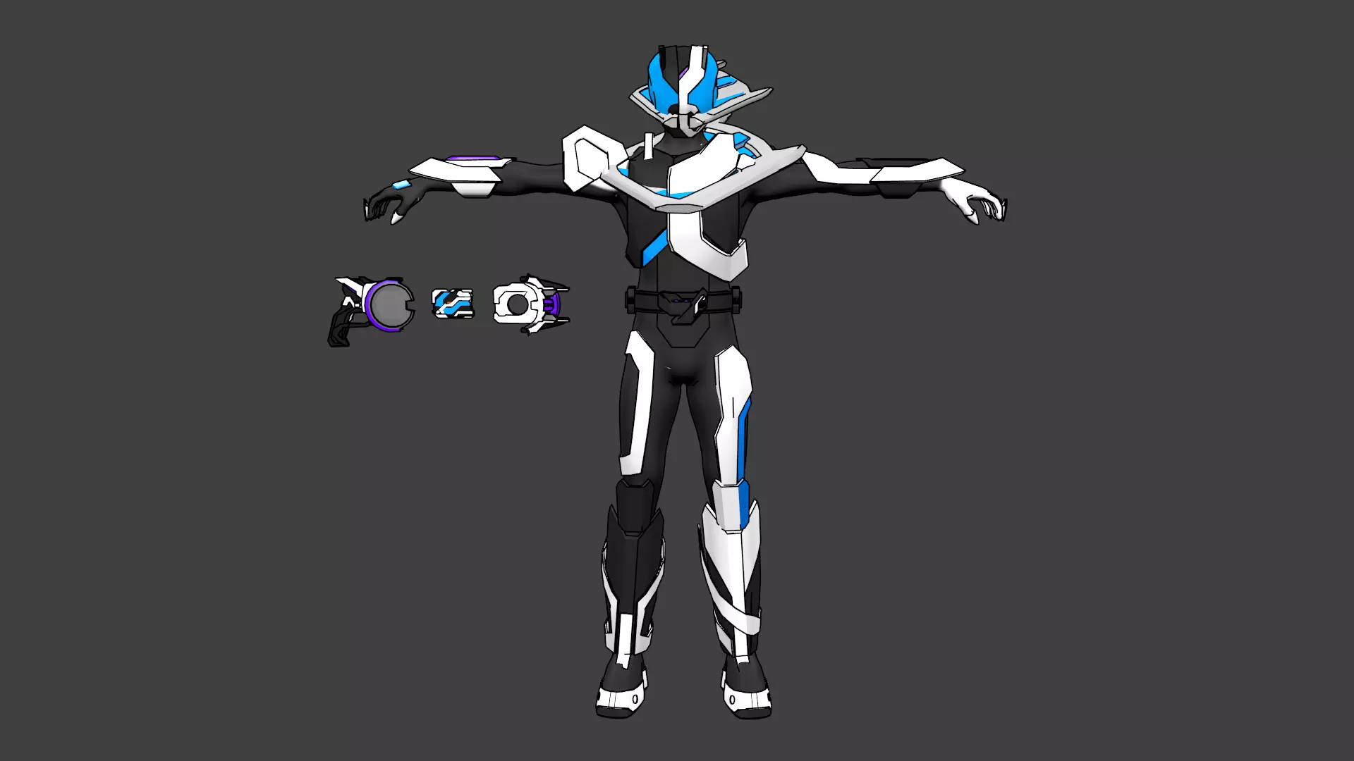 Kamen Rider Ziin  3D model_0