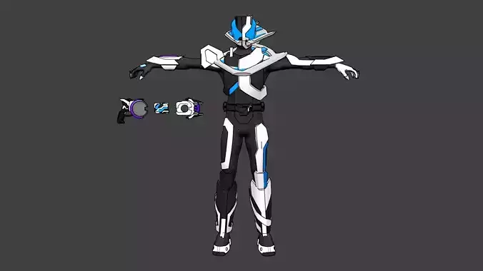 Kamen Rider Ziin  3D model