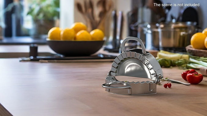 Dumpling Maker 3D model 2