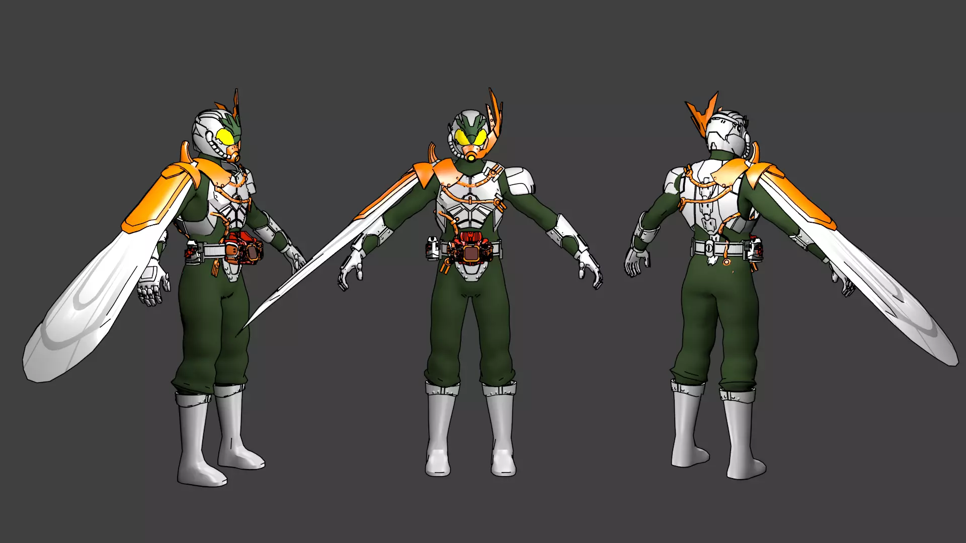 Kamen Rider Vail 3D model