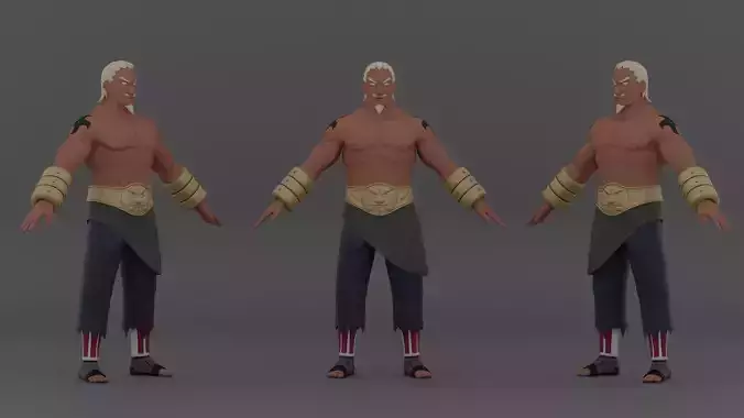 Raikage - 3D RIGGED CHARACTER