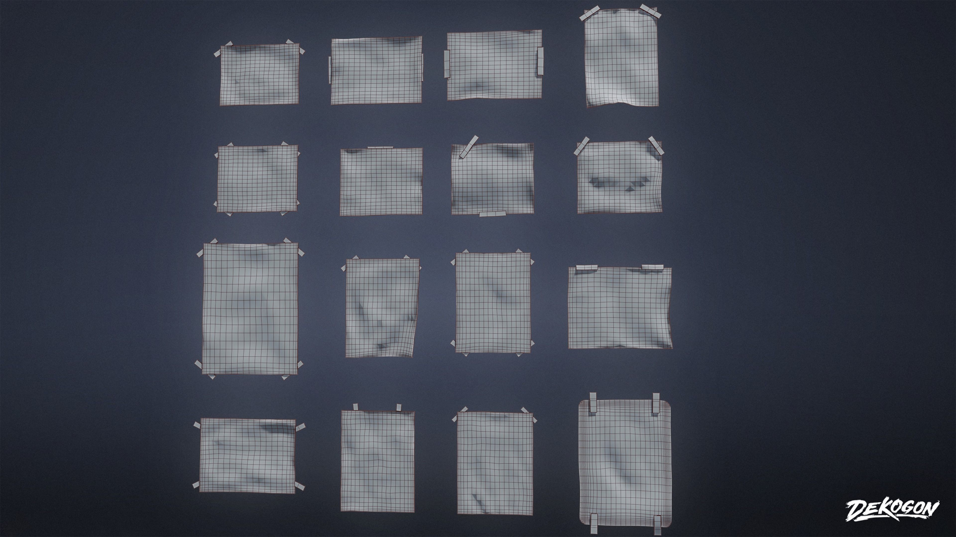 SIGNAGE - Signs General Set 01 - LOW POLY AND NANITE Low-poly 3D model_10