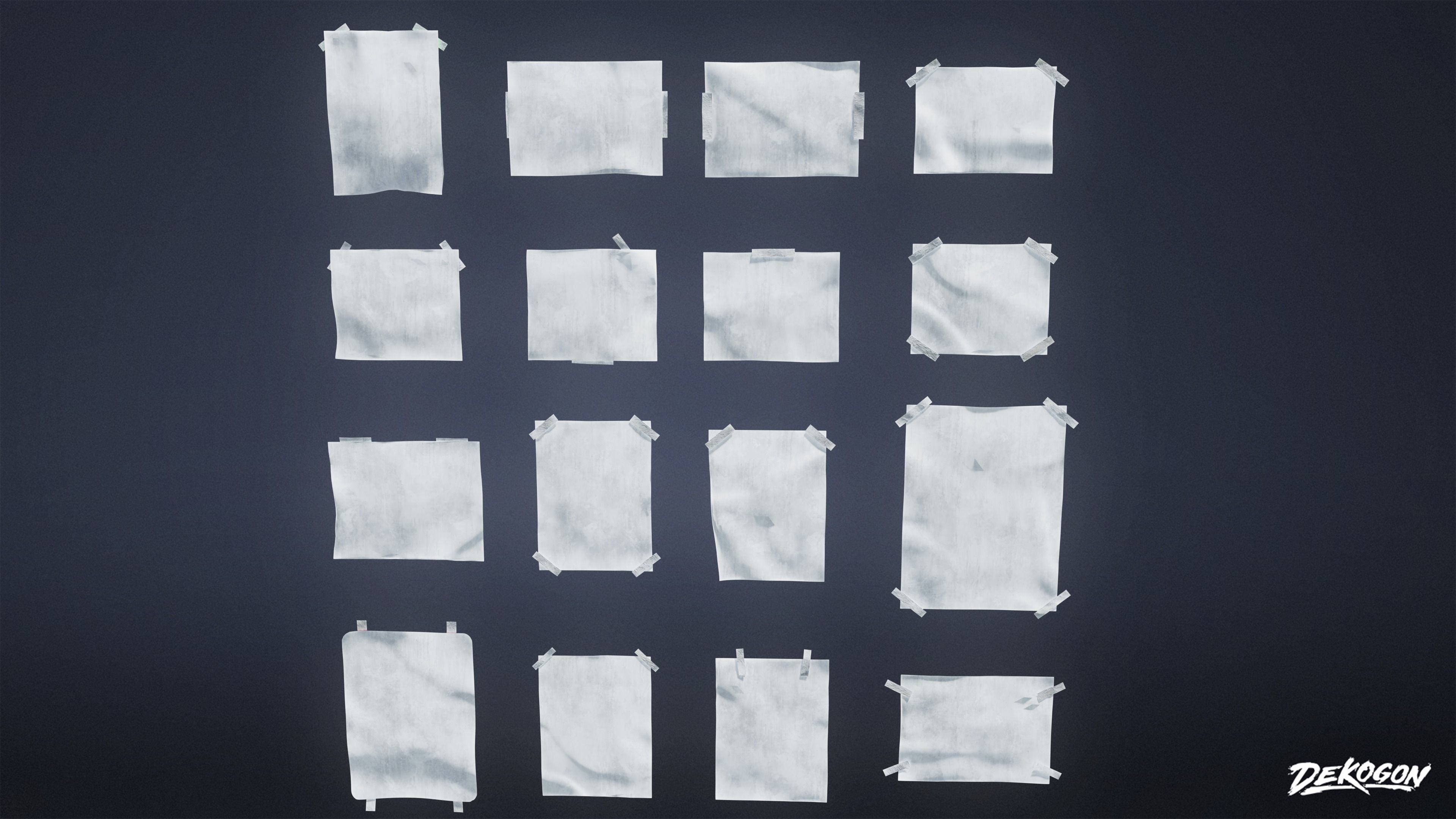 SIGNAGE - Signs General Set 01 - LOW POLY AND NANITE Low-poly 3D model_13