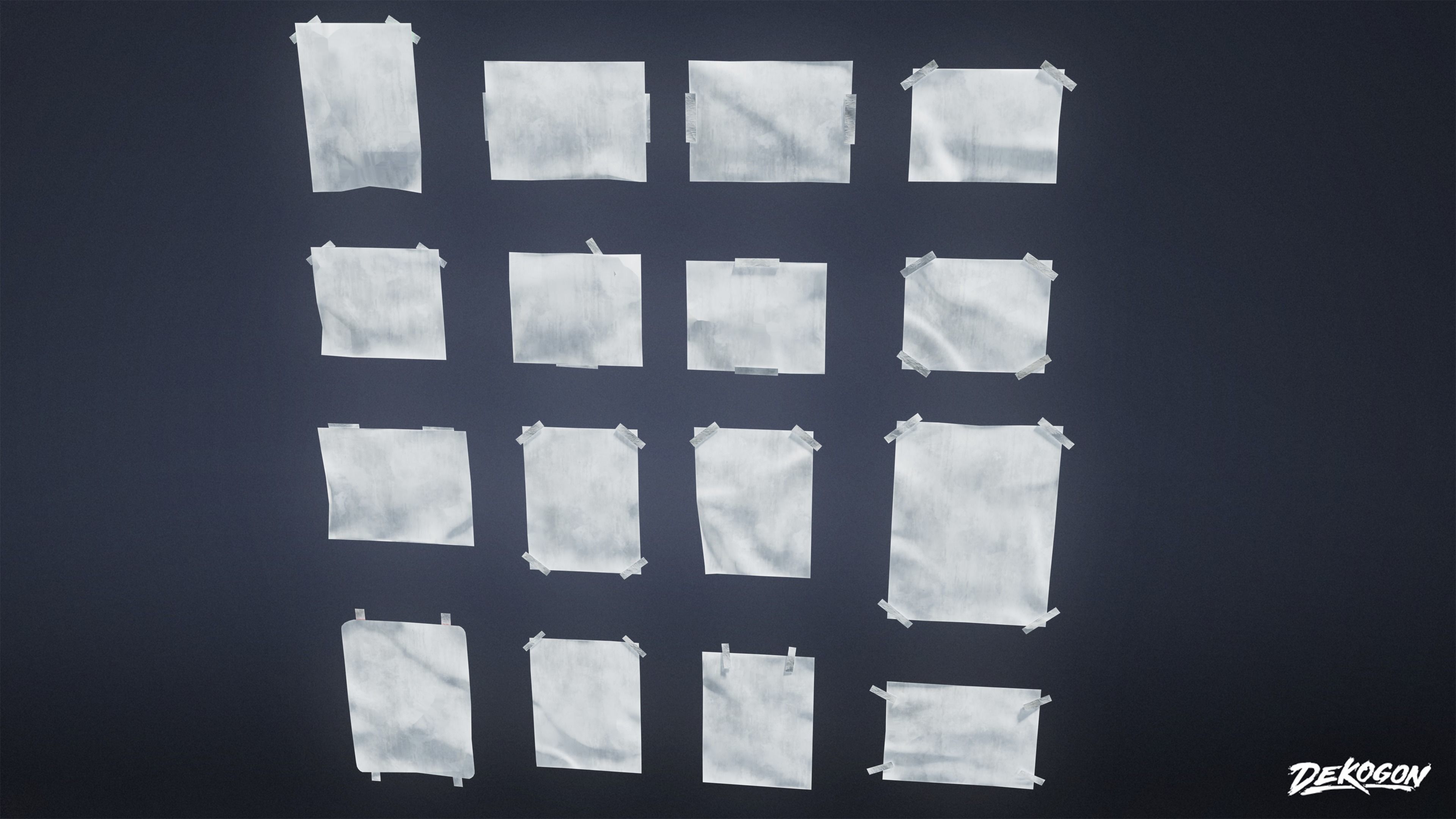 SIGNAGE - Signs General Set 01 - LOW POLY AND NANITE Low-poly 3D model_4