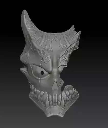 Kaiju No8 mask cosplay