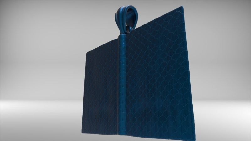 Holy Bible Book Pendant Charm Necklace Jewelry 3D print model_23