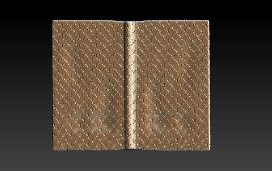 Holy Bible Book Pendant Charm Necklace Jewelry 3D print model_8