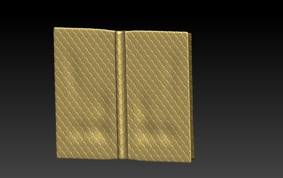 Holy Bible Book Pendant Charm Necklace Jewelry 3D print model_5