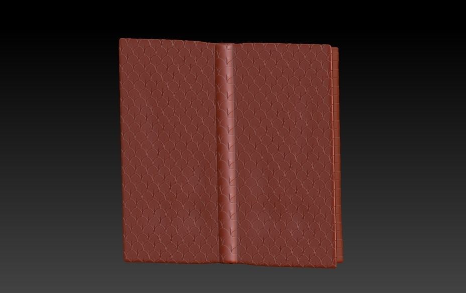 Holy Bible Book Pendant Charm Necklace Jewelry 3D print model_6